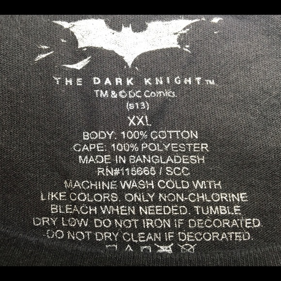 DC Comics Batman Dark Knight Rises shirt Men’s XXL - Picture 4 of 6